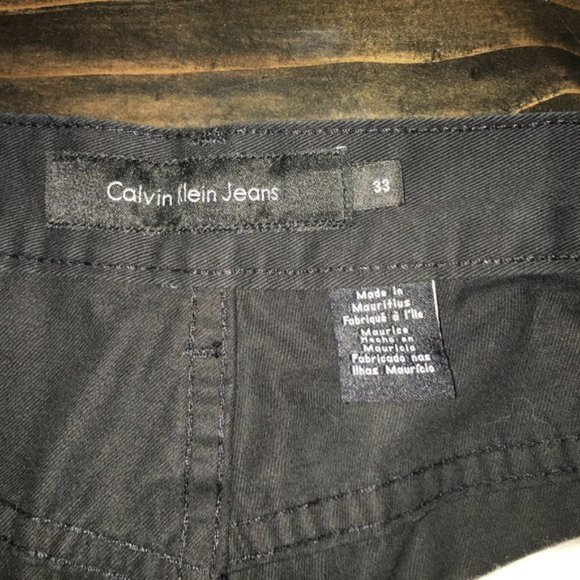 Calvin Klein Jeans Easy Fit Black Pants - Picture 4 of 4